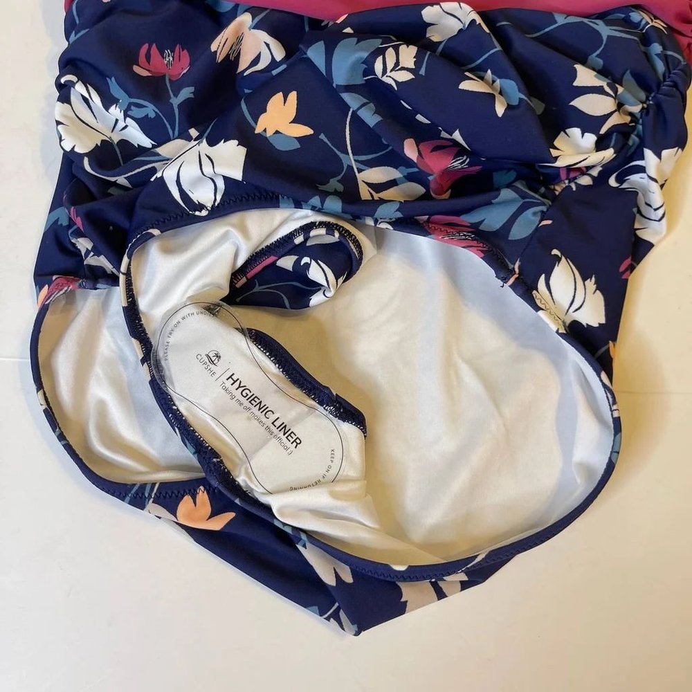 Cupshe Halter Patchwork Flower Print One-Piece Sw… - image 5